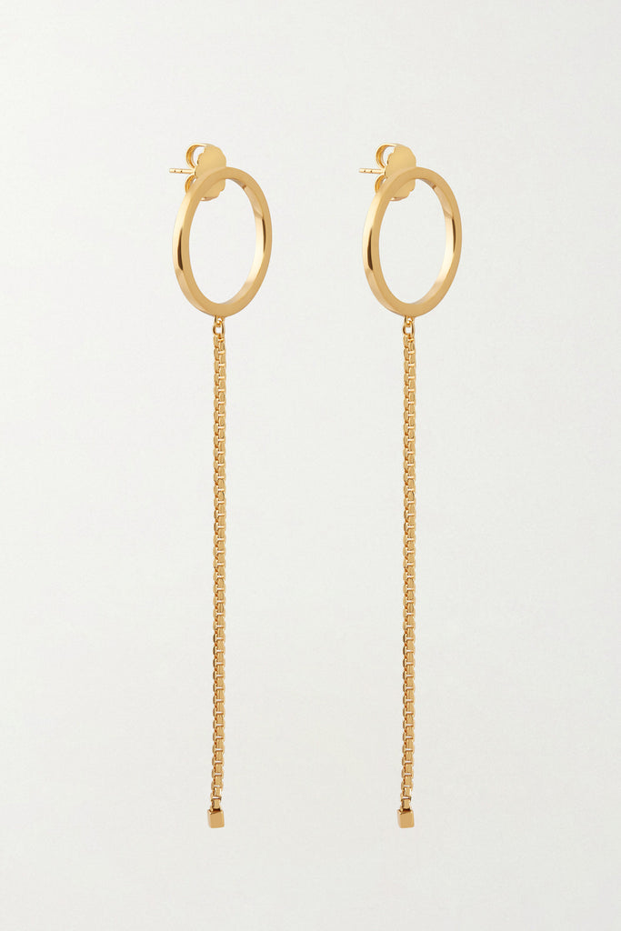 DIA 18K Gold plated Earrings - Adeena Jewelry