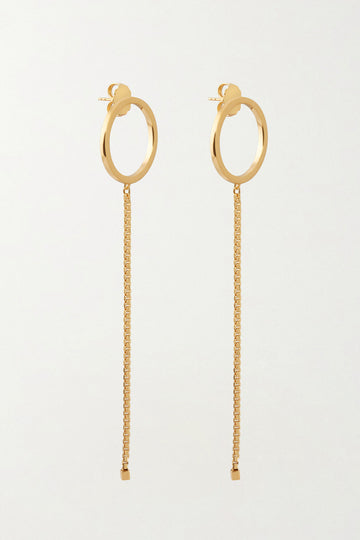 DIA 18K Gold plated Earrings - Adeena Jewelry