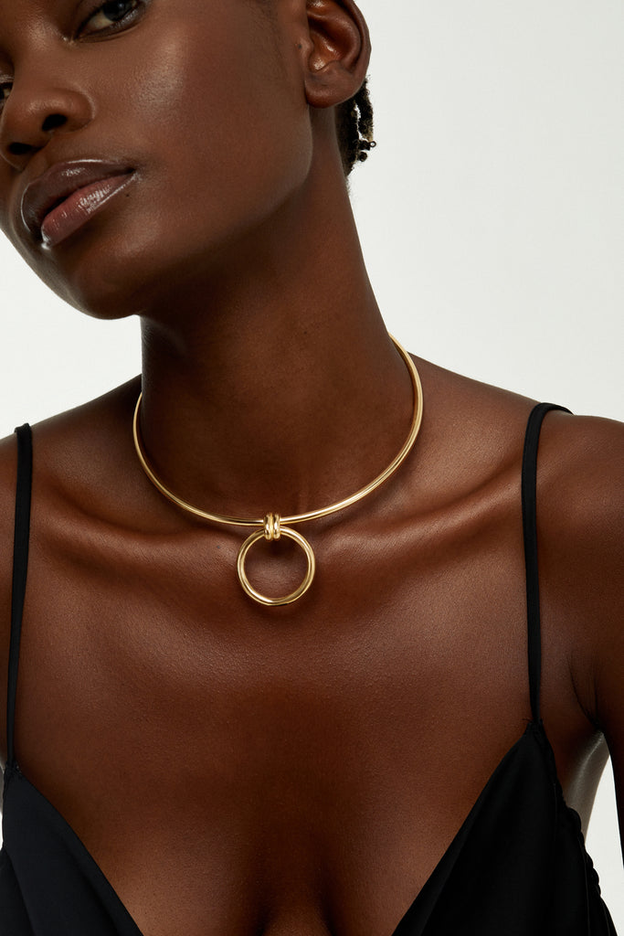 MIMPI 18K Gold plated Choker - Adeena Jewelry