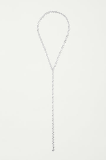 BIASA long Silver Choker - Adeena Jewelry