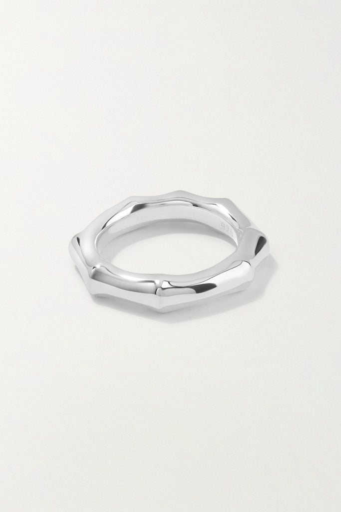 BAMBOO Silver Ring - Adeena Jewelry